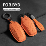 For BYD Qin Plusdmi Atto 3 Han EV Dolphin Song Plus Tang DM Qin Seal Car Key Case Cover For BYD Car Key Case Generic/OEM