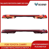 Sequential Tail Lights for Toyota Camry 2025-2026 Car Interior Accessory Vland