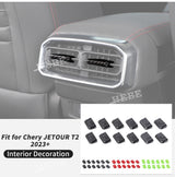 Air Vent Trim ABS Cover for Chery Jetour T2 2023+ Car Interior Accessory HEBE