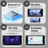 Android 13 Head Unit 7 inch Wireless CarPlay for Toyota