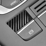 Handbrake Button Knob Trim Sticker for Audi 8V A3 S3 (2014-2019) Anti Scratch Carbon Fiber Car Interior Accessory OEM