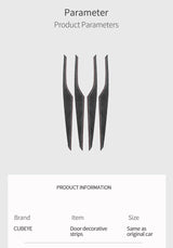 For Tesla Model 3 (2023-) / Model Y (2025-) Car Reading Light Panel Trim Sticker Anti Scratch Carbon Fiber Interior Accessories