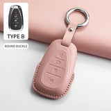 Leather Car Key Case Cover