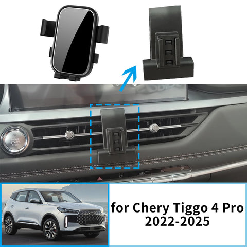 Wireless Fast Charging Phone Holder for Chery Tiggo 4 Pro 2022-2025 Car Phone Holder CATUSIKI