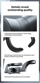 Model 3/Y Neck Pillow: Ergonomic Memory Foam Support & 2.8" Height Adjustment for Ultimate Comfort