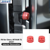 Vent Trim Ring Aluminum Alloy for Chery T2 2023 Car Interior Accessory HEBE