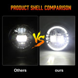 7 Inch Led Headlight For Harley Davidson Sportster Softail Dyna Fat Boy