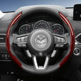 Mazda Carbon Fiber Steering Wheel Cover with Quick Release