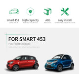 Flocking Door Handle Storage for Smart 453 Fortwo Car Interior Accessory GMUNI
