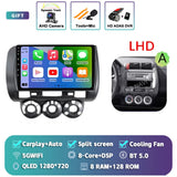 2K QLED Android Head Unit with Wireless CarPlay for Honda Jazz