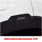 For Chery Jetour T1 2024 2025 Smoked Black Headlight Film Car Headlamp Protective Film OEM D