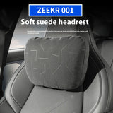 ZEEKR 001 Zeekr001 Car Headrest Waist Cushion Dupont Biological Fleece Suede Car Interior Accessory OEM