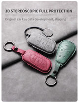 Car Remote Key Case Cover For Voyah Free Dream Phev i-Land 2024 Sheep Suede Key Case Shell Fob Protective Keychains Accessories