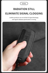 Suede Car Key Case Cover For Wey Coffee 01 Tank Tank300 Car Key Protective Shell Accessories