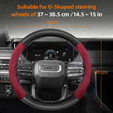 Suede Matte Carbon Fiber Steering Cover for GMC Sierra