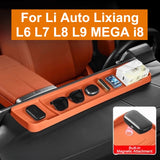 For Li Auto Lixiang L6 L7 L8 L9 MEGA i8 Screen Rear Silicone Storage Box Center Console Dashboard Organizer Tray Accessories