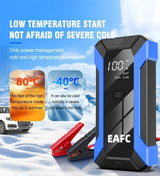 12-65 V Car Jump Starter 1200A Output Portable Emergency Start-up Charger Petrol Car Power Bank Booster Battery Starting Device