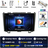 2K Android 15 Head Unit for Honda CR-V 2007–2011