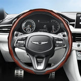 Snap-On Wave-Shaped Steering Wheel Cover for Genesis GV80, G90, G80