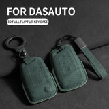 Suede Car Remote Key Case Cover for Volkswagen Golf Car Interior Accessory OEM