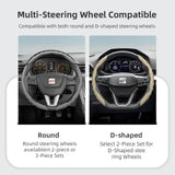 Sporty Wave-Shaped Wheel Cover Seat Ibiza Leon Car Interior Accessory Hocasen