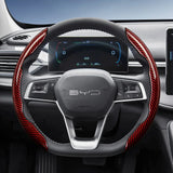 BYD Carbon Fiber Texture Quick-Release Wheel Cover