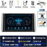 Android 15 Navigation Multimedia Player for Toyota RAV4 2018-2020