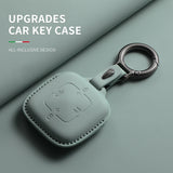 Leather Car Key Case Cover for Zeekr 7X Original Car Color Key Bag Cover Protection Car Interior Accessory OEM/Original