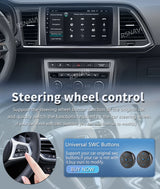 Android 15 2K Multimedia Display for Seat Ateca Cupra