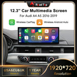 12.3 Inch Linux Multimedia Screen for Audi A4 A5 2016-2019 Android Head Unit wincago