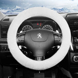 Peugeot Long Plush Warm Non-Slip Steering Wheel Cover