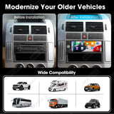 1Din 6.5 inch CarPlay Radio for Universal Vehicles