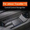 For Jetour Traveller Center Console Storage Armrest Organizer