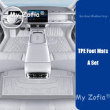 TPE Floor Mats For Leapmotor B10 2025 2026 Car Foot Mats Console All Weather Waterproof Non-slip Floor Liners Tray Accessorie