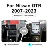 LCD Digital Instrument Panel for Nissan GT-R 2007–2024 Android Head Unit Aotsr