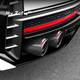 For New DODGE Attitude GT GAC Empow 2024 2025 Car Special Matte Glossy Carbon Fiber Muffler Exhaust Pipe Mount black Accessor