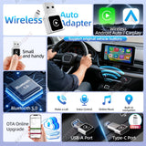 Wireless CarPlay Android Auto Adapter for Wired Cars CarPlay Adapter AKAMATE
