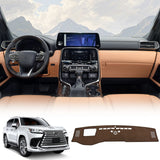 Plush Dashboard Mat Protective Carpet for Lexus LX600 2022-2025 Dashboard Mat CATUSIKI