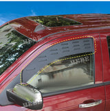 Window Louvre Vent Panels for Chevy Silverado 2014-2018