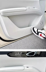 For Geely Xingyuan eMAS 5 EX2 24-26 Car Door Anti-Kick Lether Pads Front Rear Door Scratch-resistant Sticker Car Accessories