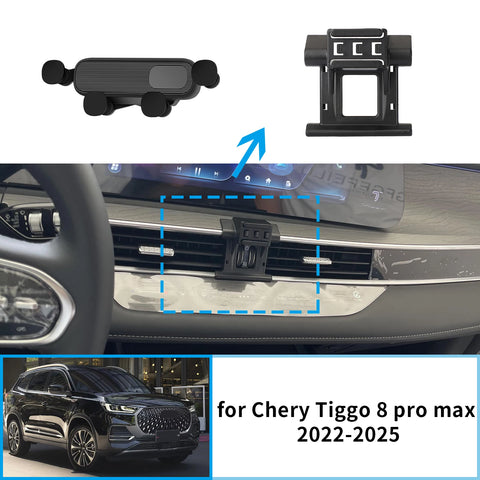 15W Wireless Fast Charging Phone Mount for Chery Tiggo 8 2022–2025 Car Phone Holder CATUSIKI