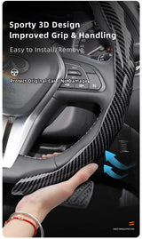 Carbon Fiber Texture Steering Cover for Infiniti Car Interior Accessory Hocasen