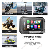 3.4" Motorcycle GPS Monitor with Wireless CarPlay