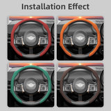 Perforated Leather Steering Wheel Cover for Mini
