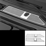 For Jetour Traveller T2 Insect Screen Car Hood Air Intake Vent Cover Water Channel Protection Car Body Part OEM Silver Titani
