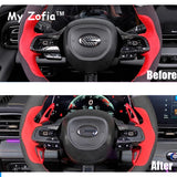 For New DODGE Attitude GT GAC Empow 2024 2025 Carbon Fiber Cover Steering Wheel Paddle Shifter Aluminum Alloy Decor Accessori