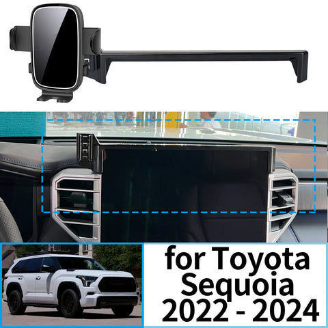 Clip-On Wireless Charging Phone Holder for Toyota Sequoia 2022-2024 Car Phone Holder CATUSIKI