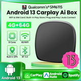 Android 13 Wireless CarPlay AI Box with 4G LTE for Universal CarPlay Adapter OEM