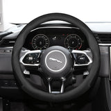 Ultra-Thin Leather Cover for Jaguar Xf Xe F-Type Car Interior Accessory Hocasen Black Punch Style