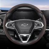 Breathable Leather Steering Wheel Cover for Chevrolet Cruze